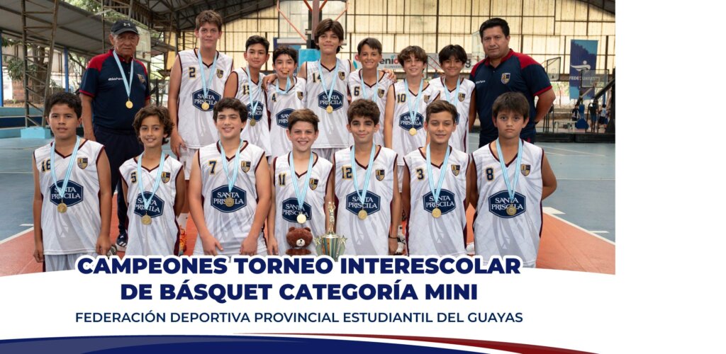 Campeones del Interescolar de Básquet